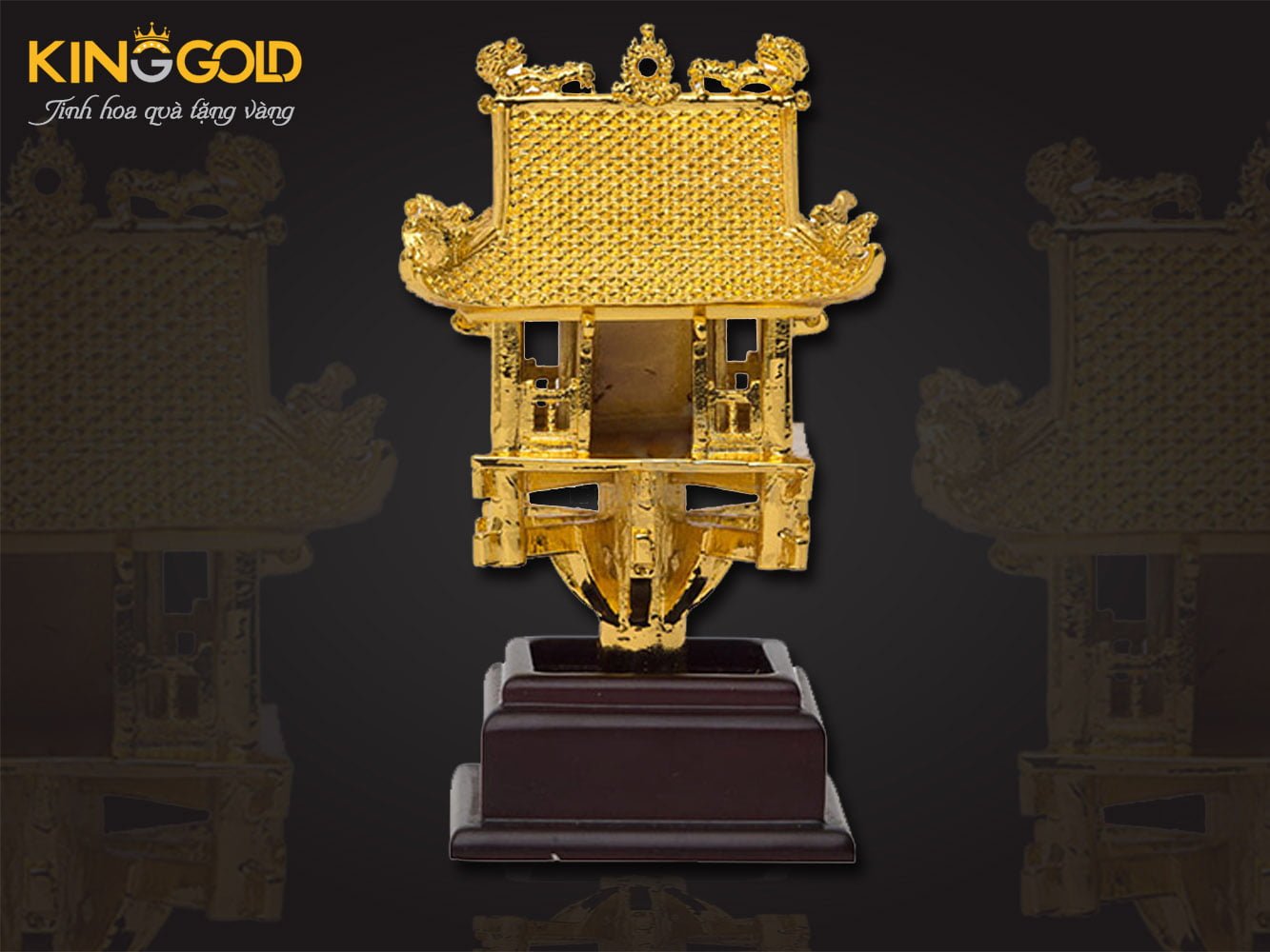 chùa một cột mạ vàng