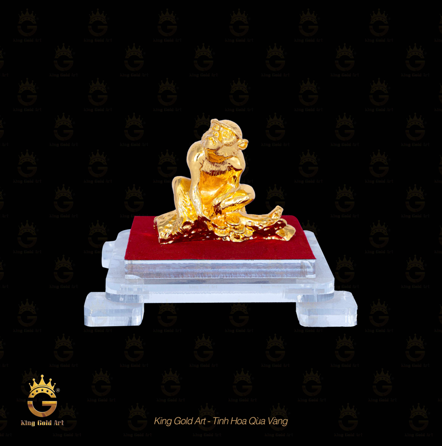 Tượng Khỉ Vàng – Biểu Tượng Phong Thủy Mang Lại May Mắn và Thịnh Vượng Cho Người Tuổi Thân