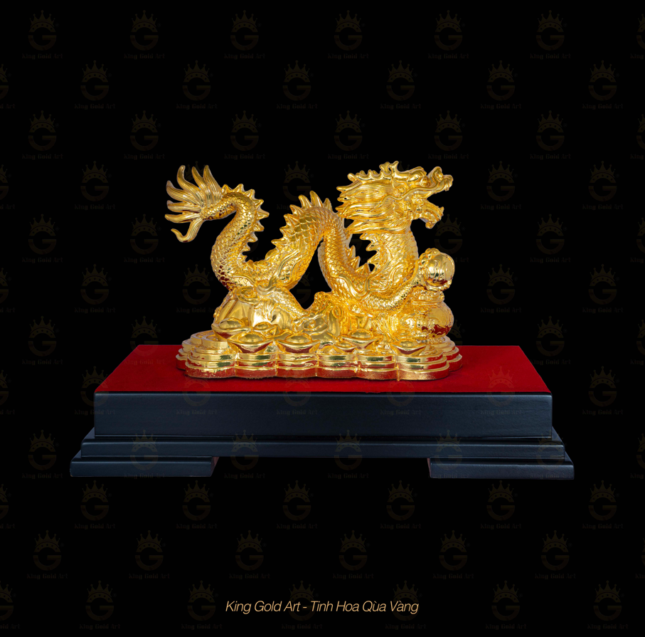 Tượng Rồng Vàng Phong Thủy Từ King Gold Art – Đồ Đồng Việt: Biểu Tượng Quyền Lực Và Thịnh Vượng Cho Quý Linh Tuổi Thìn