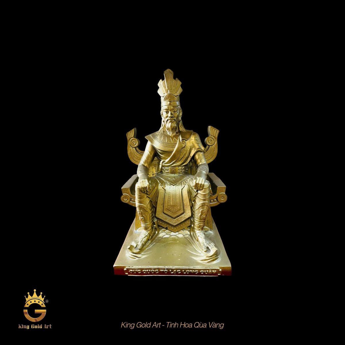 Tượng Lạc Long Quân Mạ Vàng – Biểu Tượng Phong Thủy Đỉnh Cao