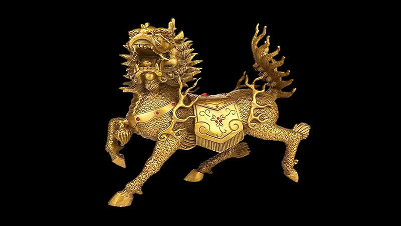 Tượng Long Mã King Gold Art: Linh Vật Cát Tường Thu Hút Tài Lộc