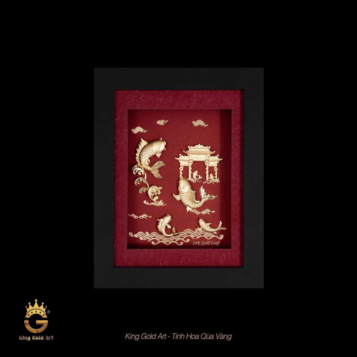 Tranh ngựa vàng: Song mã phát lộc