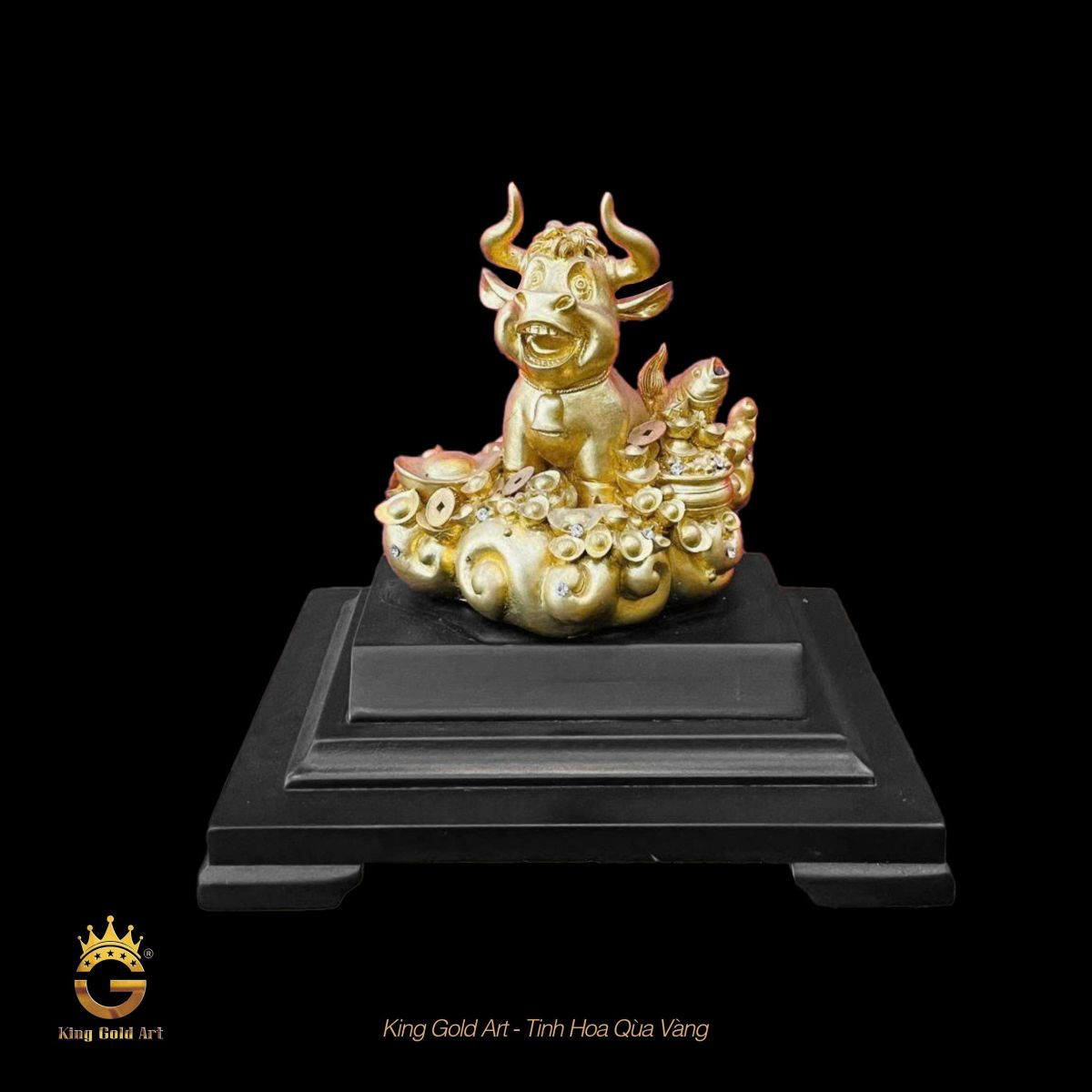 Kim Ngưu Tụ Bảo – Tượng Trâu Vàng Tài Lộc 
