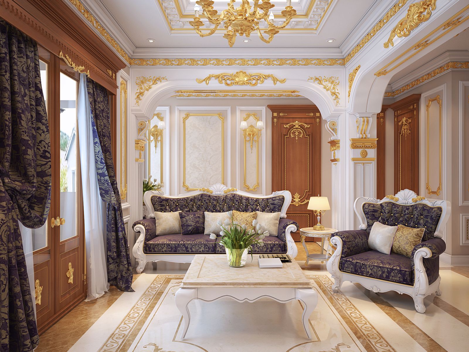 Dát vàng nội thất – Bí quyết cho kiến trúc nhà sang trọng